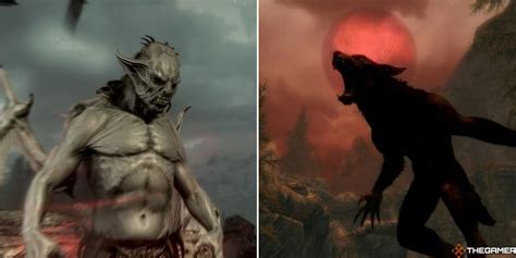 in skyrim can you be a vampire and a werewolf